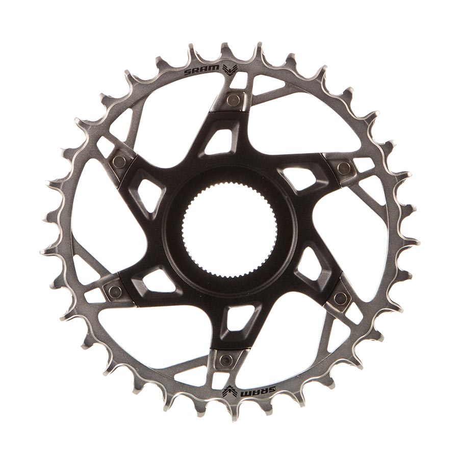 SRAM XX T-Type Fazua Chainring - Speed: 12 BCD: Direct Mount Aluminum/Steel Silver variant 2