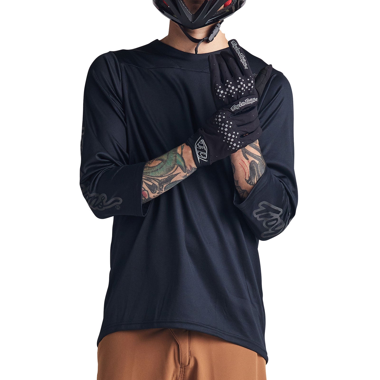 Ruckus 3/4 Jersey Solid Black - Image 5