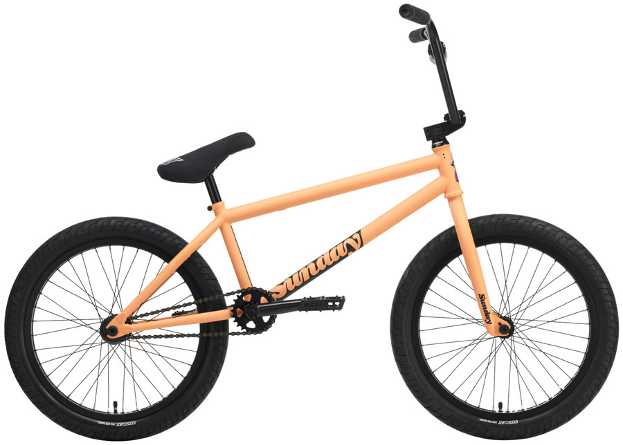Sunday Street Sweeper BMX Bike - 20.75" TT Matte Peach Sunday Street Sweeper BMX Bike - 20.75" TT Matte Peach
