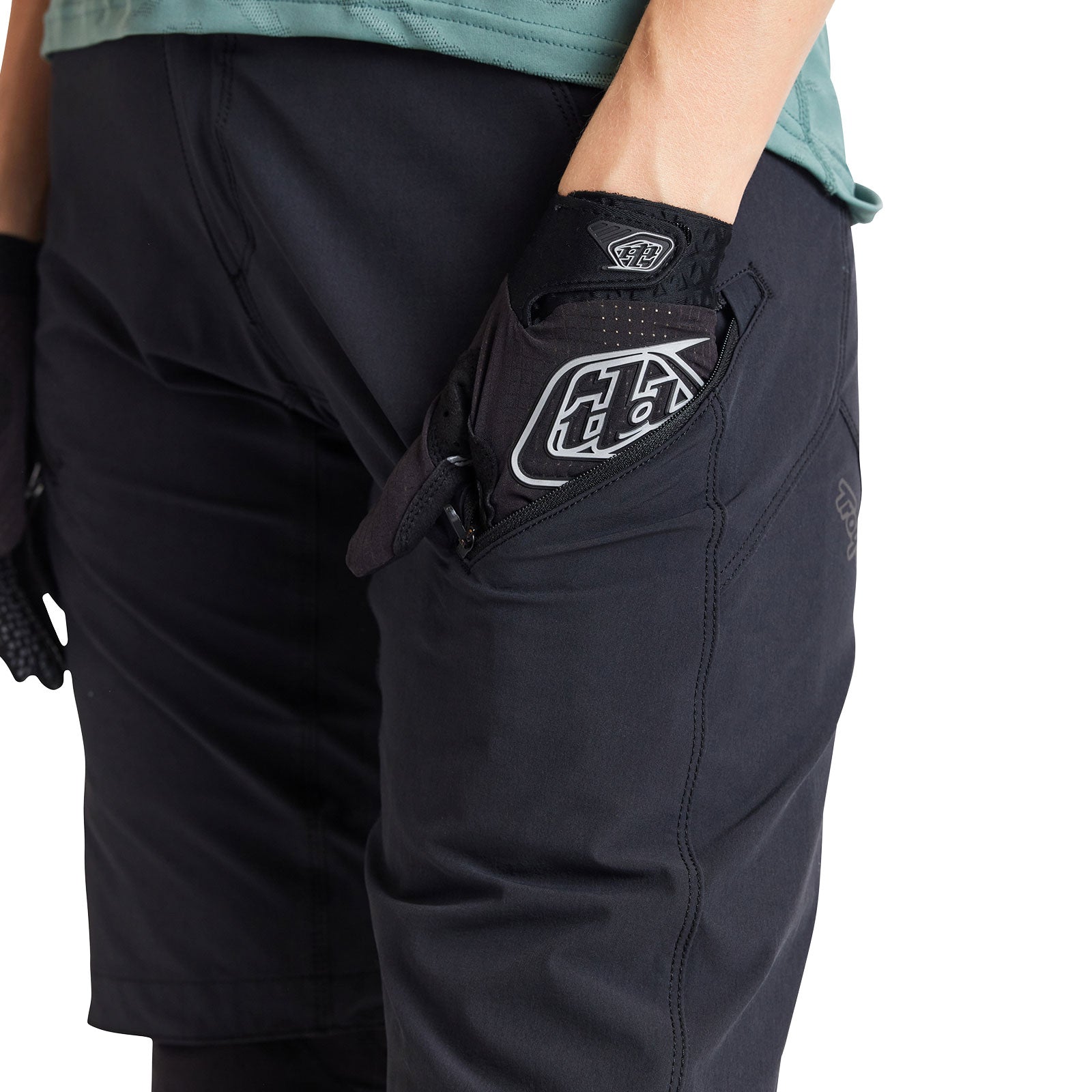 Womens Lilium Short No Liner Solid Black - Image 4
