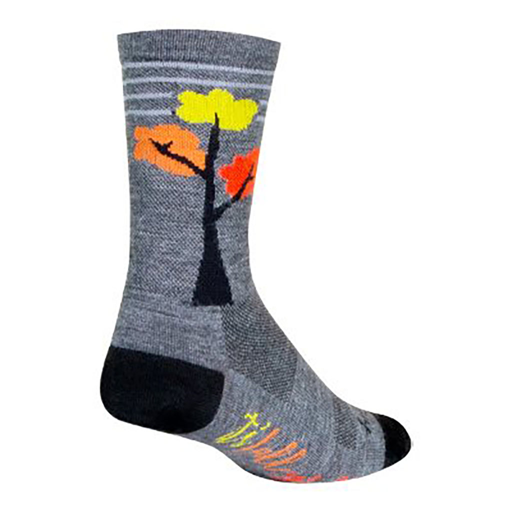 Sockguy Fall Y'all Wool Socks - Gray