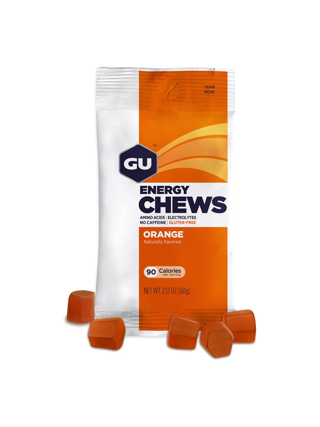 Supplement GU Energy Chews Orange 12 Pack/Box