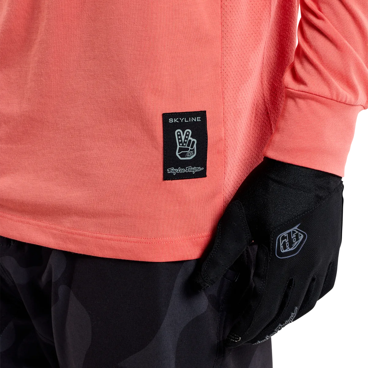 Skyline Long Sleeve Ride Tee P&W Melon - Image 15