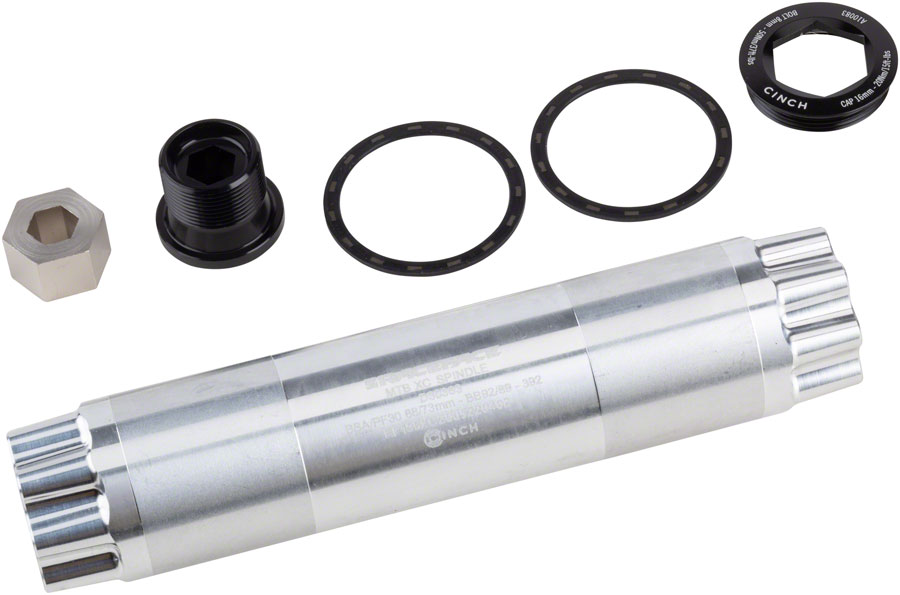 RaceFace Next SL/Next R/Turbine CINCH Spindle Kit - 30mm x 136.5mm RF136 RaceFace Next SL/Next R/Turbine CINCH Spindle Kit - 30mm x 136.5mm RF136