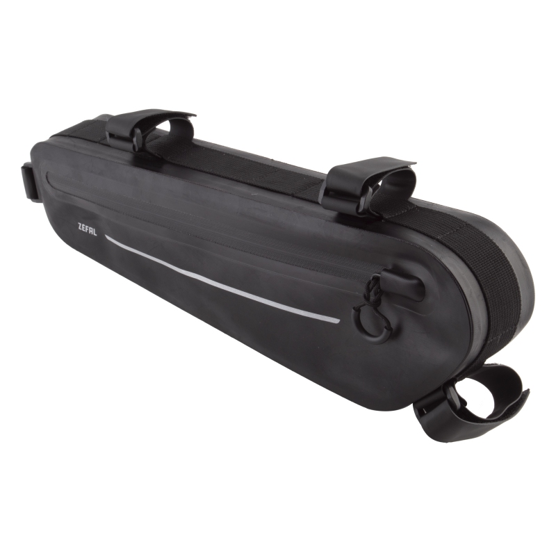 Zefal Z Adventure Frame Bag Velcro Straps 16.9x4.5x2.5` 201 c.i. Black
