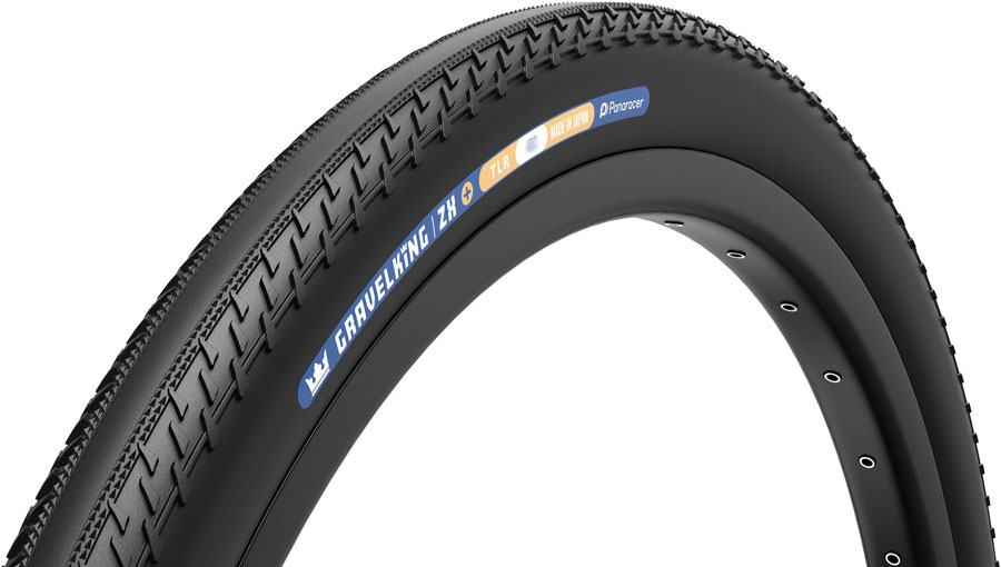 Panaracer GravelKing ZX Plus Tire - 700 x 55 Tubeless Folding Black