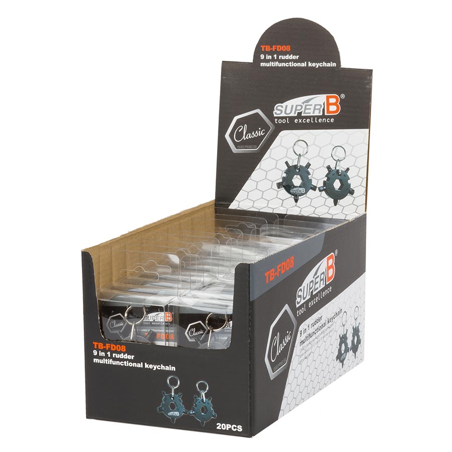 Super-B TB-FD08 9 in 1 Rudder keychain