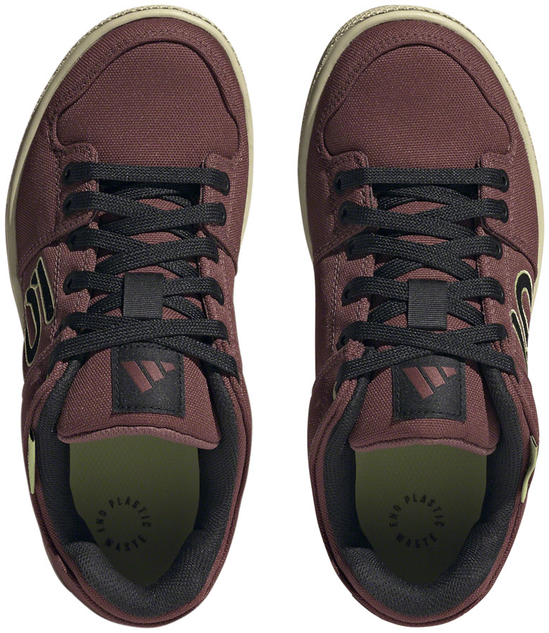 Five Ten Freerider Canvas Flat Shoes - Women's, Quiet Crimson/Core Black/Pulse Lime - Image 7