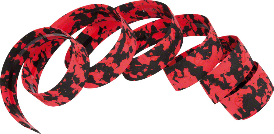 Cinelli Macro Splash Ribbon Bar Tape - Black/Red Cinelli Macro Splash Ribbon Bar Tape - Black/Red