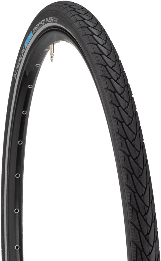 Schwalbe Marathon Plus Tire - 700 x 25 Clincher Wire BLK/Reflective Performance Line