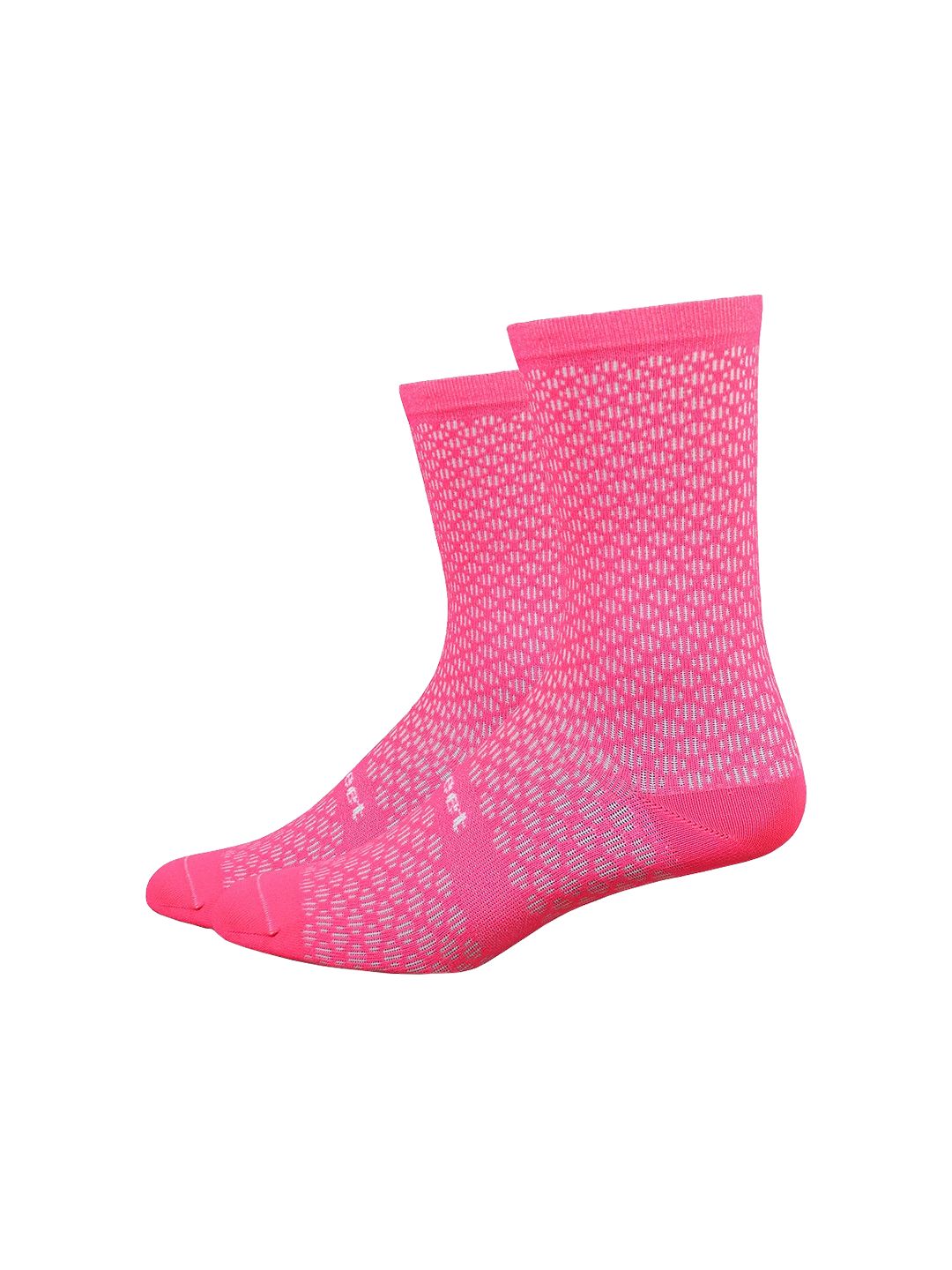 Sock DeFeet Evo Mont Ventoux 6'' Large Visibility Pink