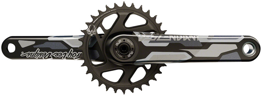 TruVativ Descendant Troy Lee Designs CoLab Carbon Crankset - 175mm 12-Speed 32t Direct Mount DUB Spindle Interface BLK TruVativ Descendant Troy Lee Designs CoLab Carbon Crankset - 175mm 12-Speed 32t Direct Mount DUB Spindle Interface BLK