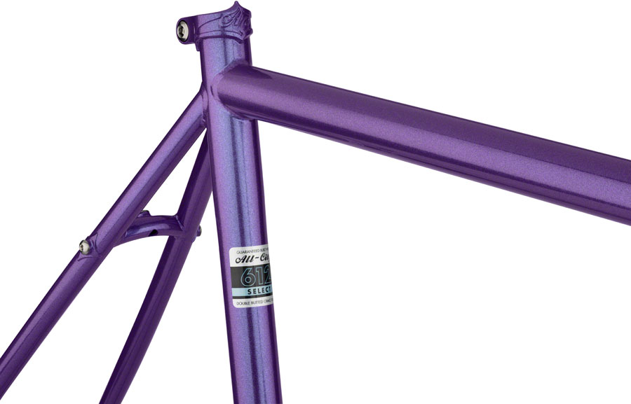 All-City Super Professional Frameset - 700c / 650b, Steel, Hollywood Violet - Image 3