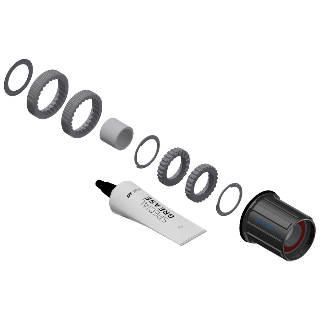 DT Swiss 370 Hybrid Ratchet LN 18t Upgrade Kit HG 8-11 FH DT Swiss 370 Hybrid Ratchet LN 18t Upgrade Kit HG 8-11 FH