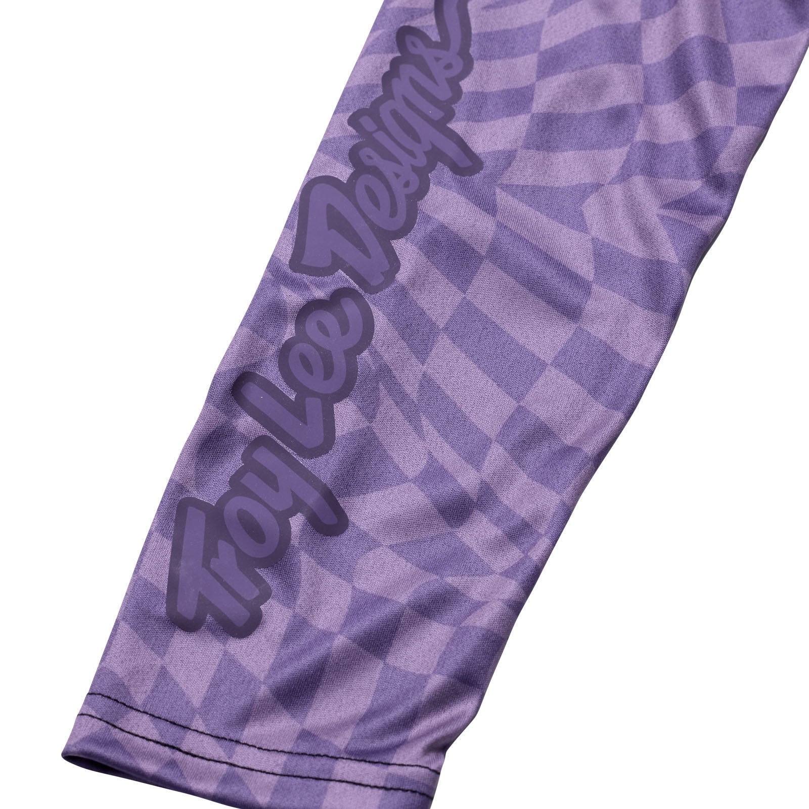 Womens Lilium Long Sleeve Jersey Twisted Checkers Deep Purple - Image 4