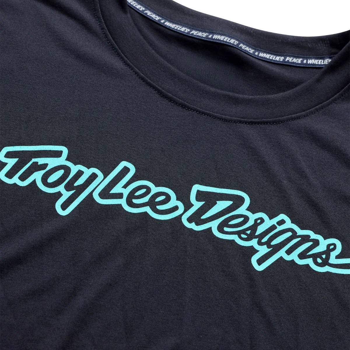 Skyline Ride LS Tee Signature Black / Real Teal - Image 4