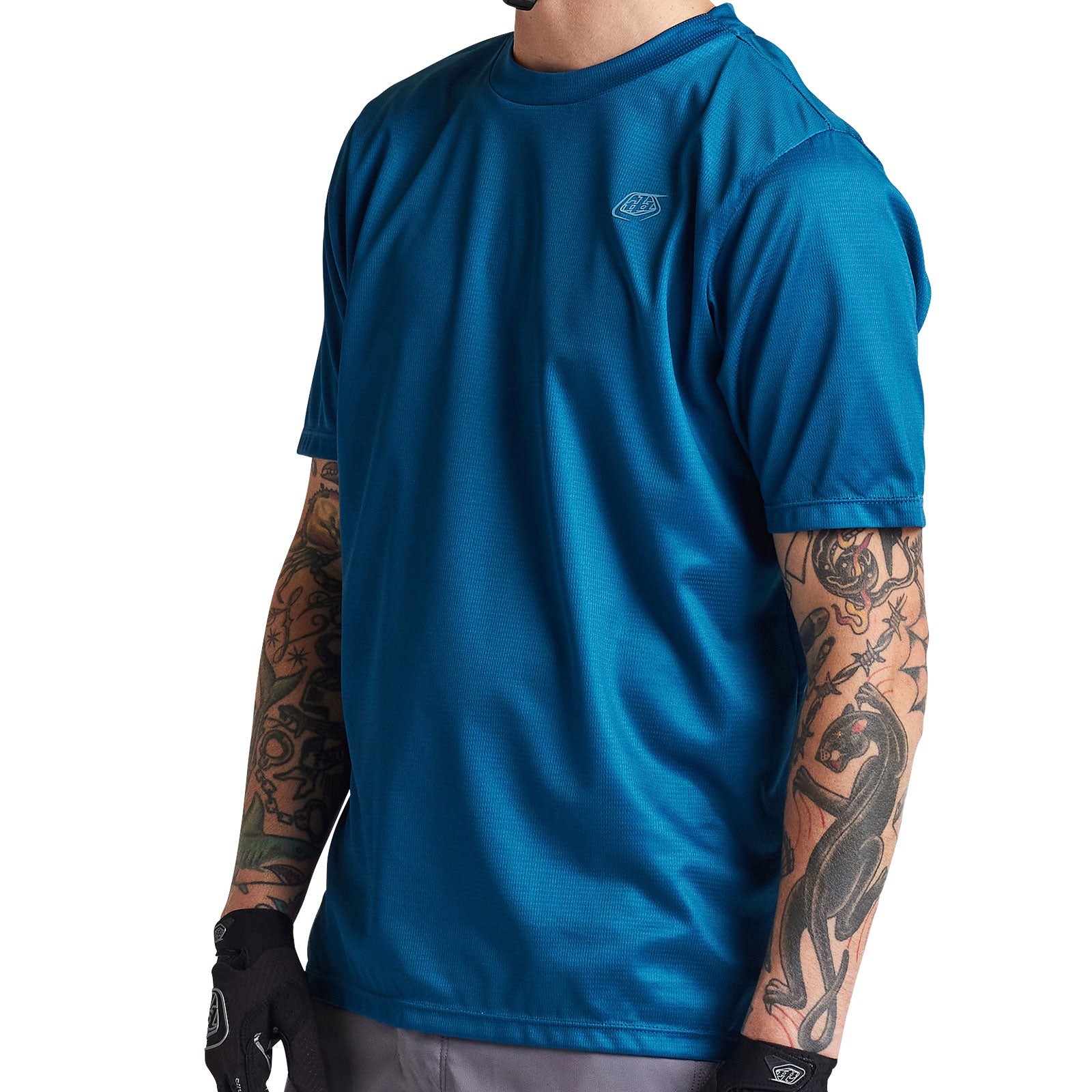Flowline SS Jersey Solid Slate Blue - Image 8
