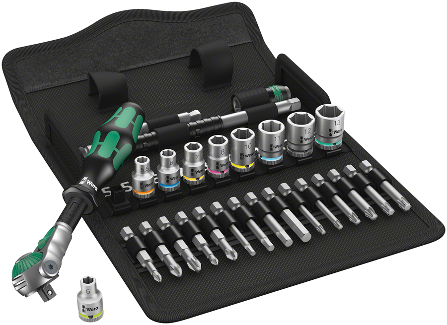 Wera 8100 6 Zyklop Speed Ratchet Sets