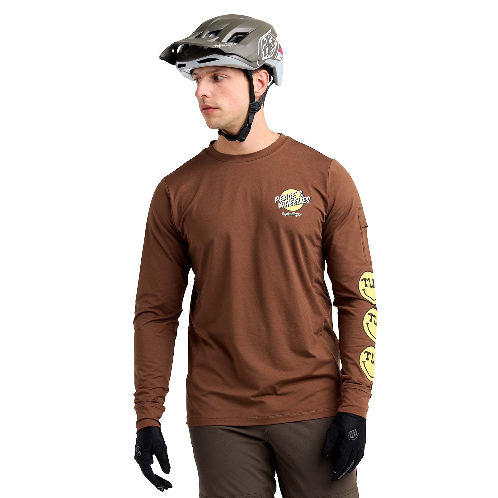 Ruckus Long Sleeve Ride Tee Wheelies Chocolate - Image 7