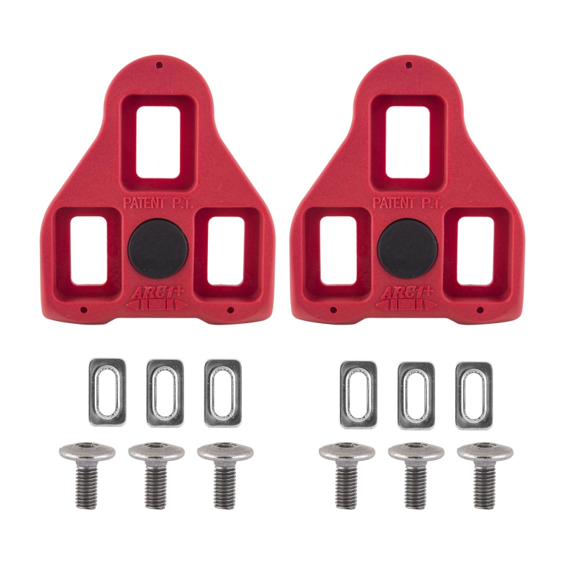 Exustar Look Delta Compatible Road Cleats Red Look Delta 9° Float Exustar Look Delta Compatible Road Cleats Red Look Delta 9° Float