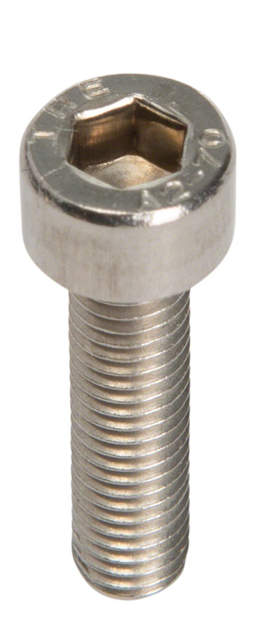 M5 x 25.0mm Stainless Socket Cap Head Bolt: Bag/10 M5 x 25.0mm Stainless Socket Cap Head Bolt: Bag/10