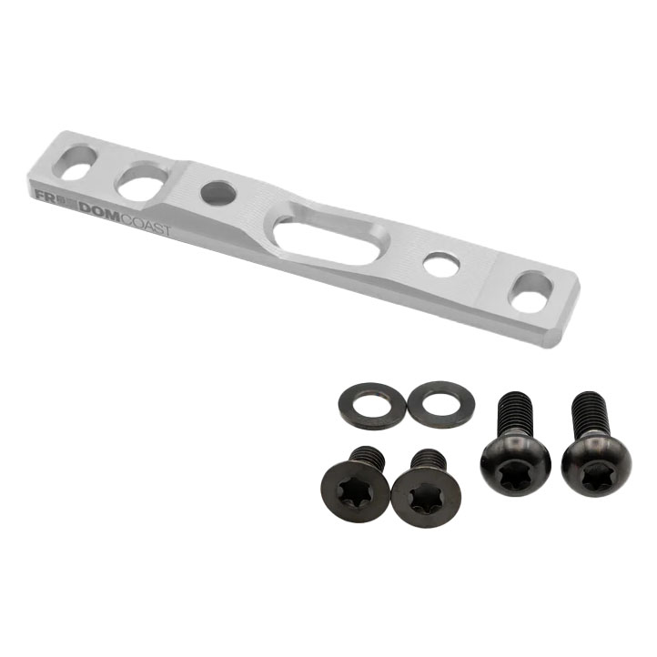 Freedom Coast Flat Mount Brake Adapter Front 0/+20 Silver