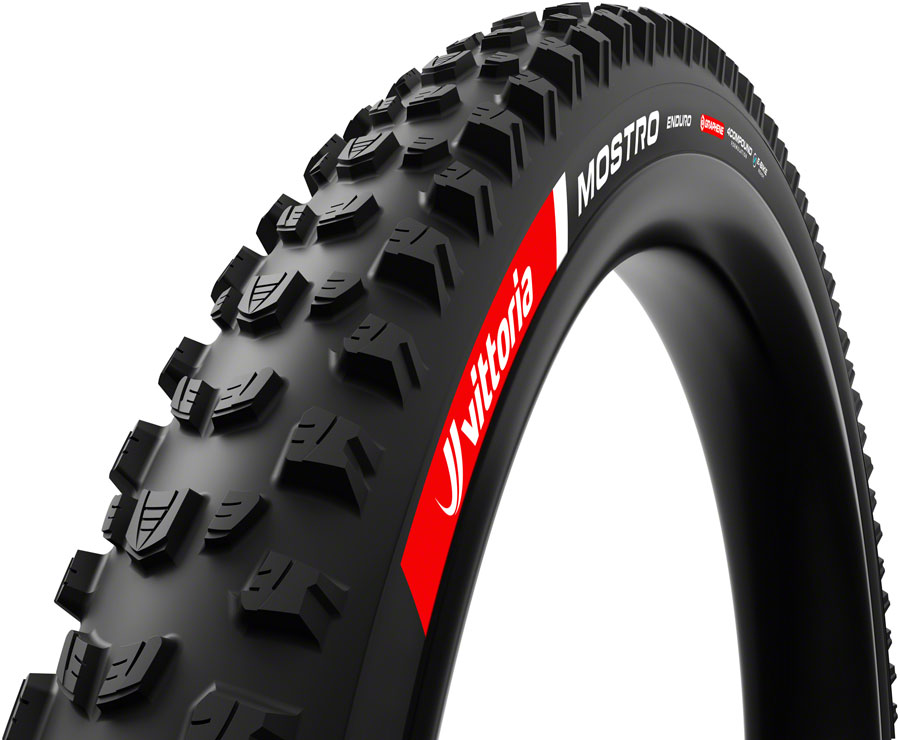 Vittoria Mostro Enduro Tire - 29", Tubeless, Folding, Black, 4C Graphene 2-ply G2.0 E-Bike