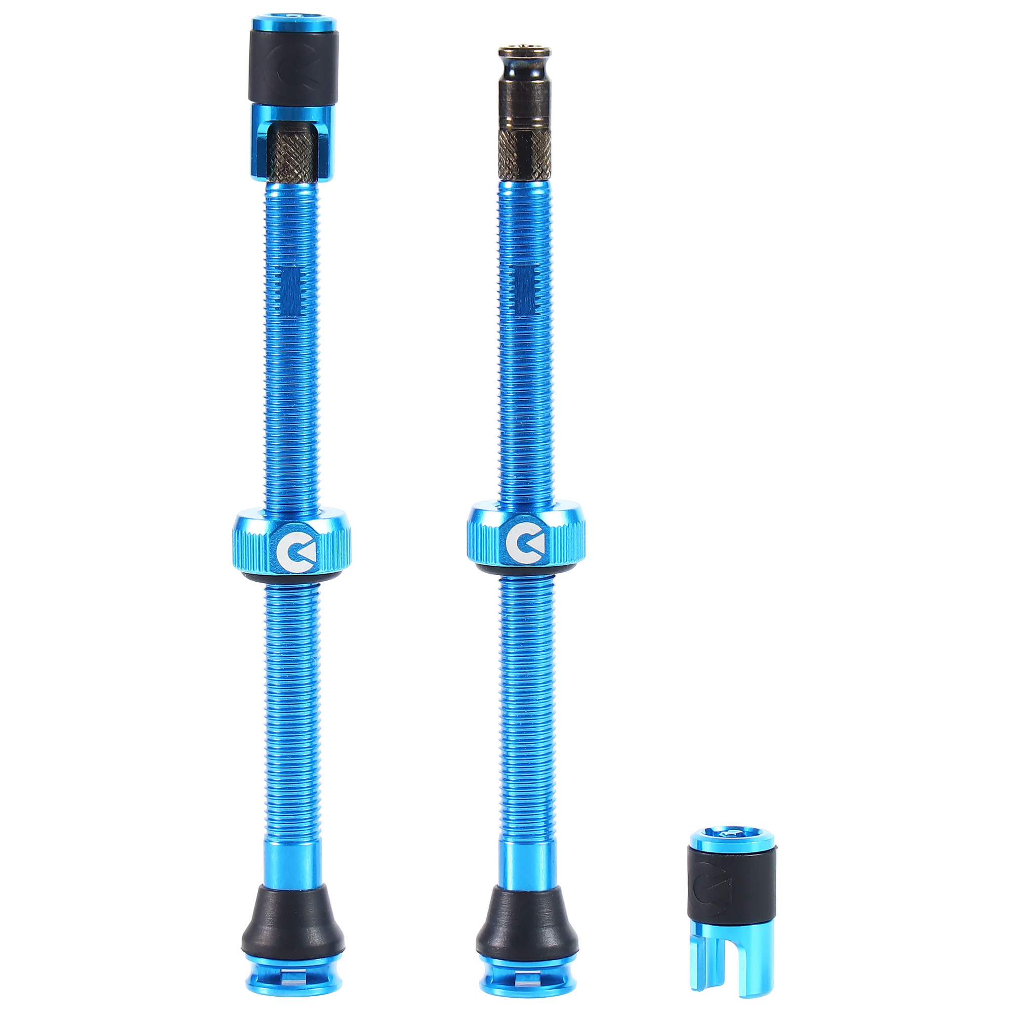 Clik Clik Tubeless Valve Set 80mm Clik Pair Hyper Blue