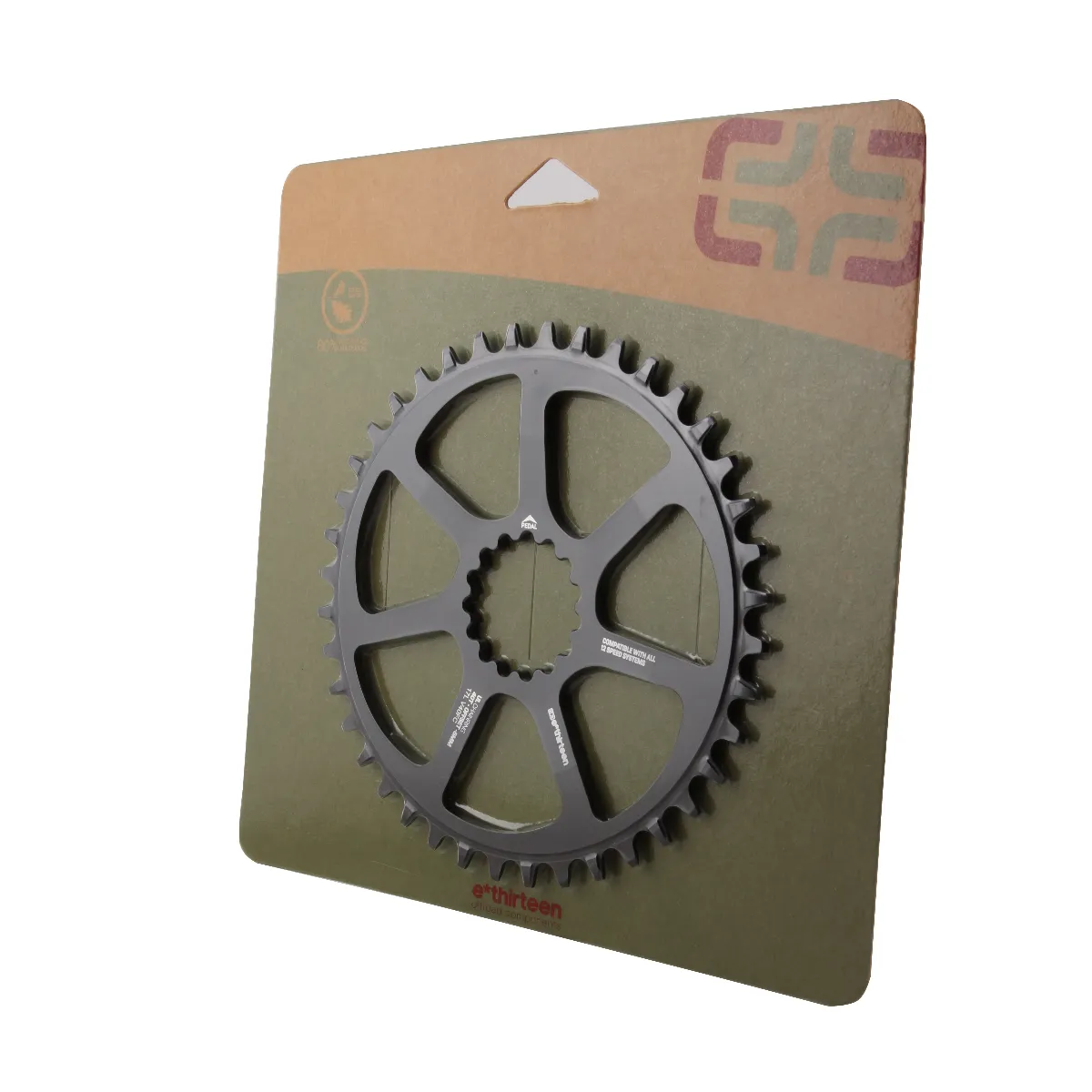 E*thirteen Ultralight Guidering (5mm Boost) 40t - Black  