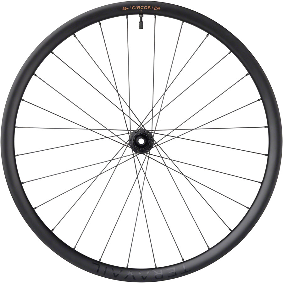 Teravail Circos Gravel Rear Wheel - 700, 12 x 142mm, Center-Lock, Carbon, DT350 - Image 2