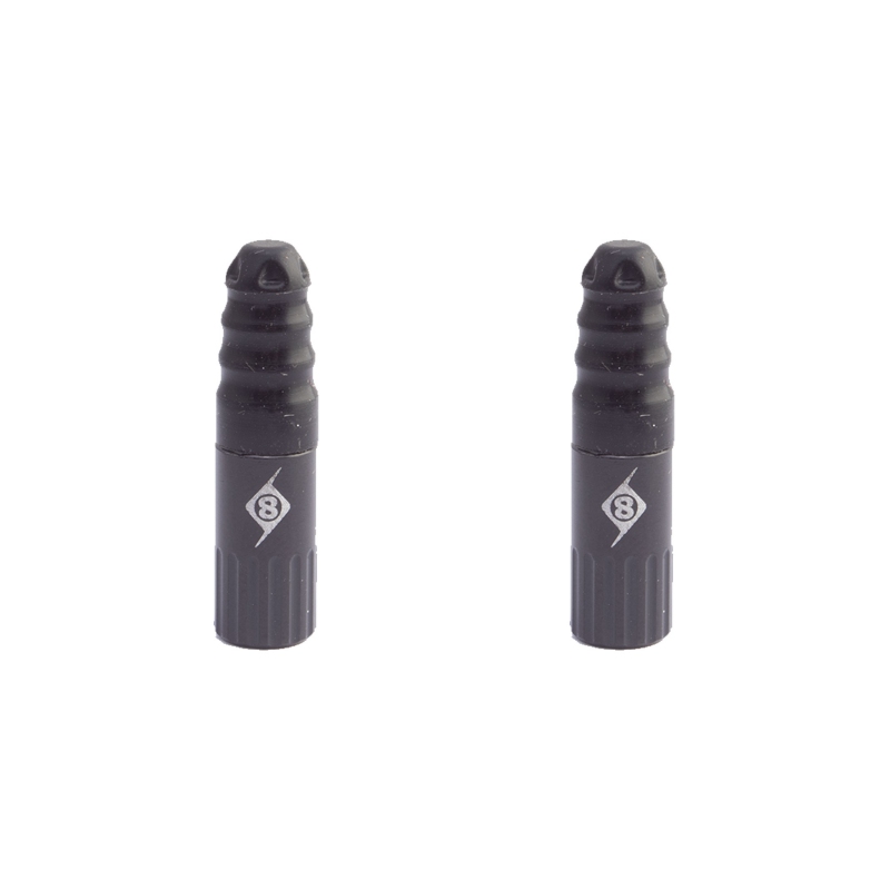Origin8 Hi-Flo Presta Valve Converters Valve Core Pair Black