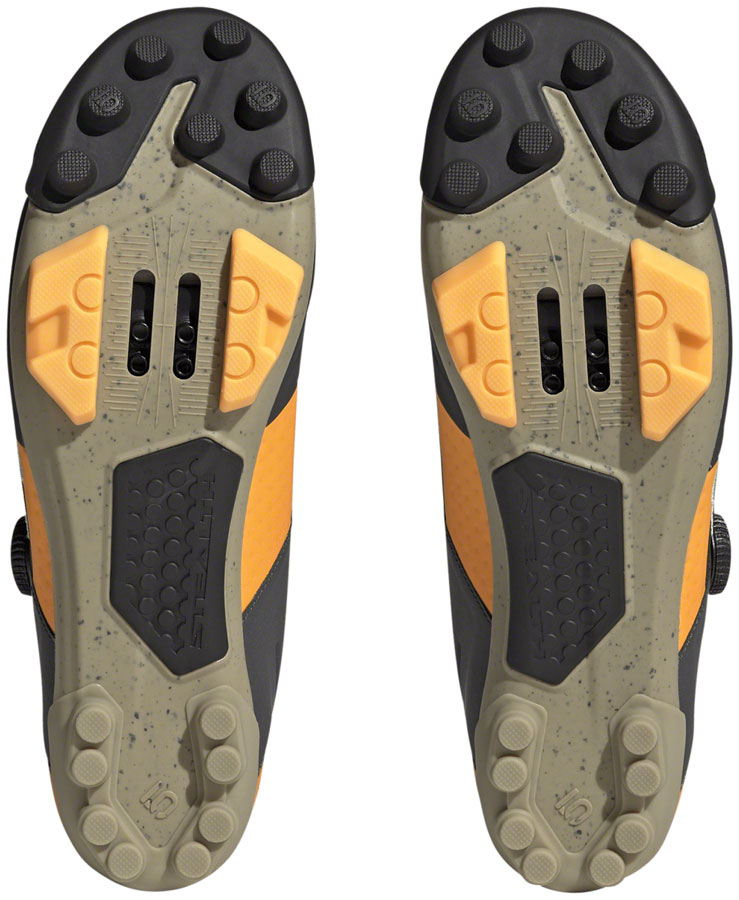 Five Ten Kestrel BOA Mountain Clipless Shoes - Men's, Core Black/Ftwr White/Impact Orange - Image 4
