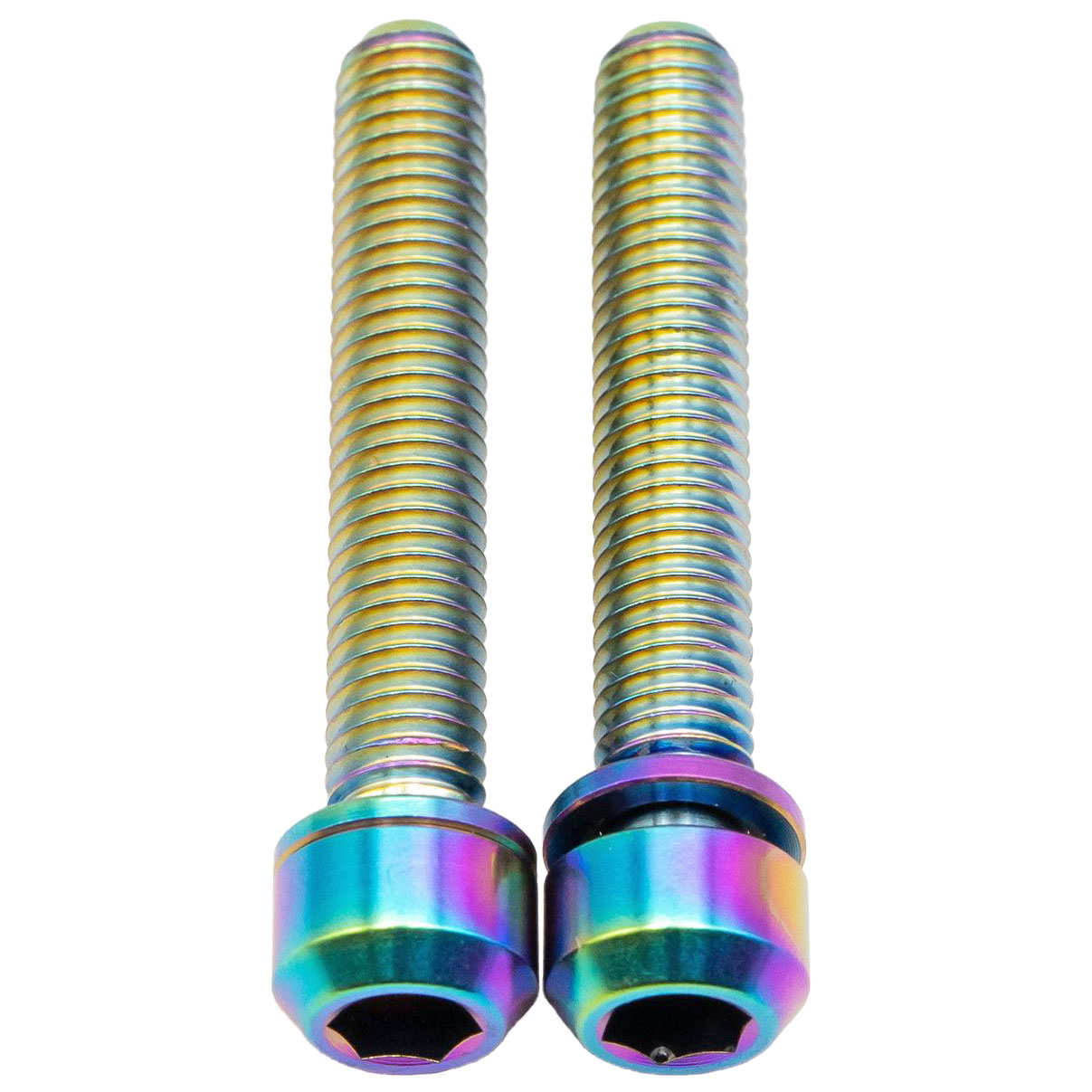 Better Bolts Enve Seat Post Clamp Ti Bolt Kit Rainbow 2/Count