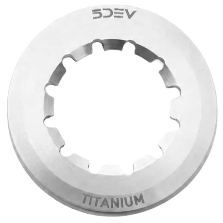5Dev Ti Center Lock Nut Internal Raw