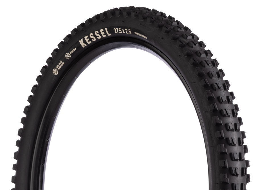 Teravail Kessel Tire - 27.5 x 2.5 Tubeless Folding BLK Durable Grip Plus Compound Teravail Kessel Tire - 27.5 x 2.5 Tubeless Folding BLK Durable Grip Plus Compound
