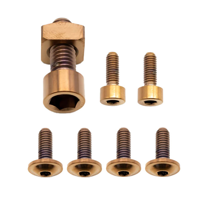 Better Bolts Fox 36 Fork Ti Bolt Kit 2026+ Grip Copper 8/Count