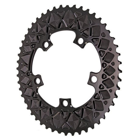 absoluteBLACK 5x110BCD Premium 2x Oval Chainring variant 2