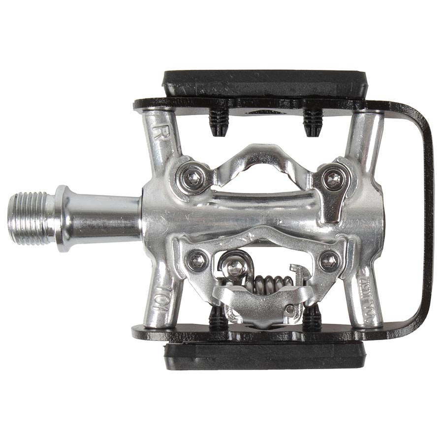 M-Wave Peasy Dual Sided Pedals Body: Aluminum Spindle: Cr-Mo 9/16'' Black