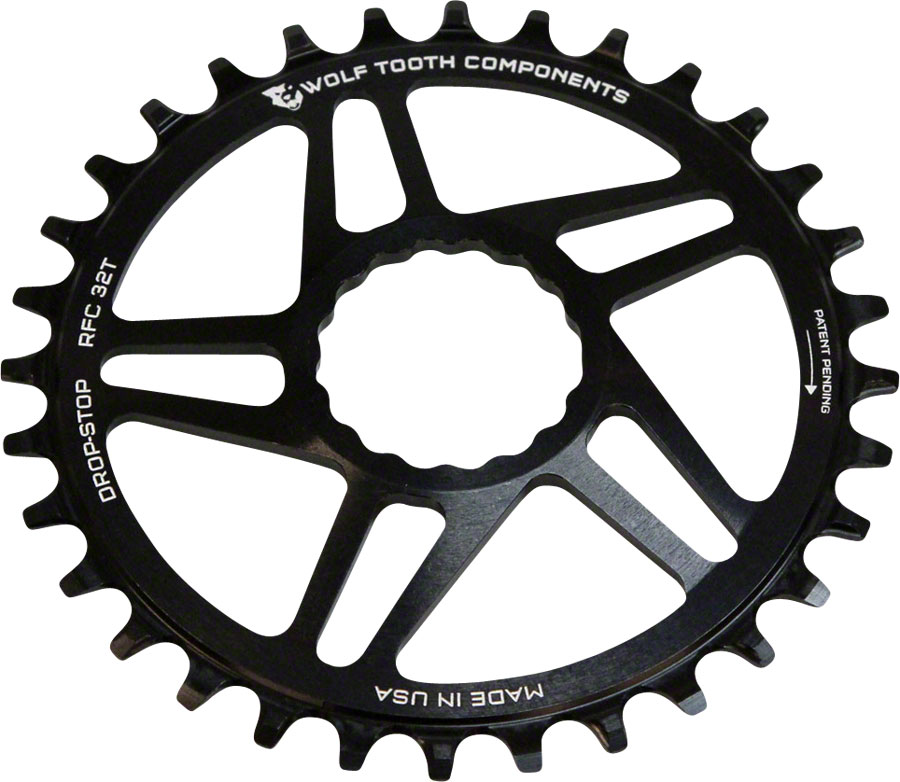Wolf Tooth Direct Mount Chainring - RaceFace/Easton CINCH Direct Mount, Black - Image 8