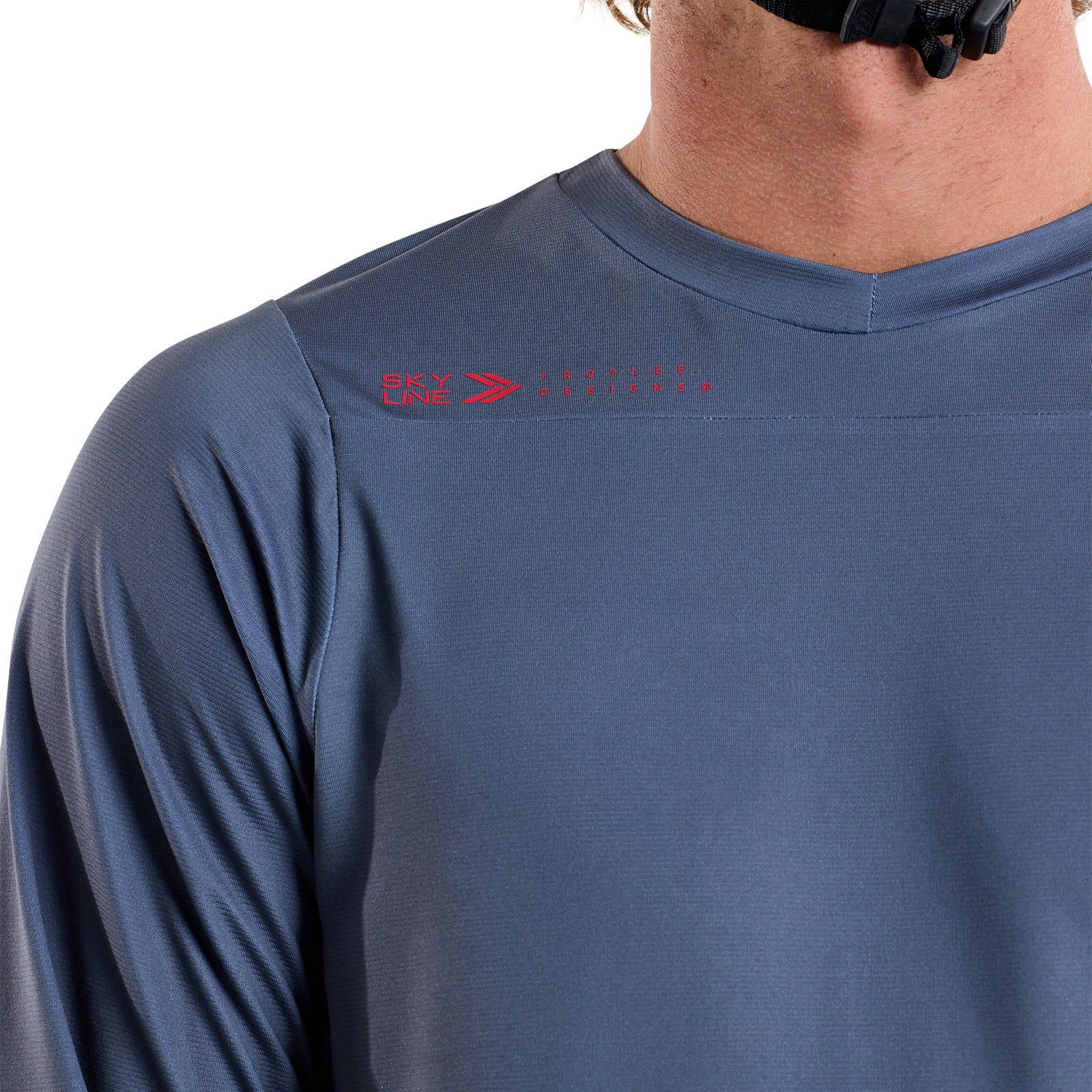 Skyline Long Sleeve Jersey Mono Steel Blue - Image 13