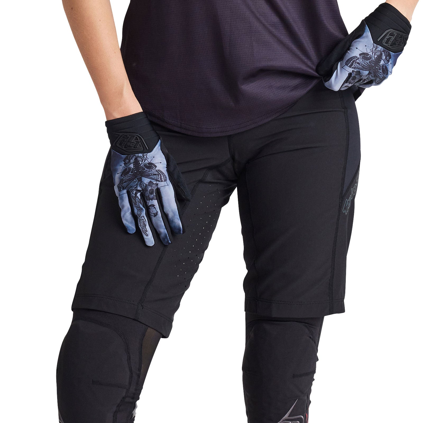 Womens Luxe Short No Liner Solid Black - Image 6