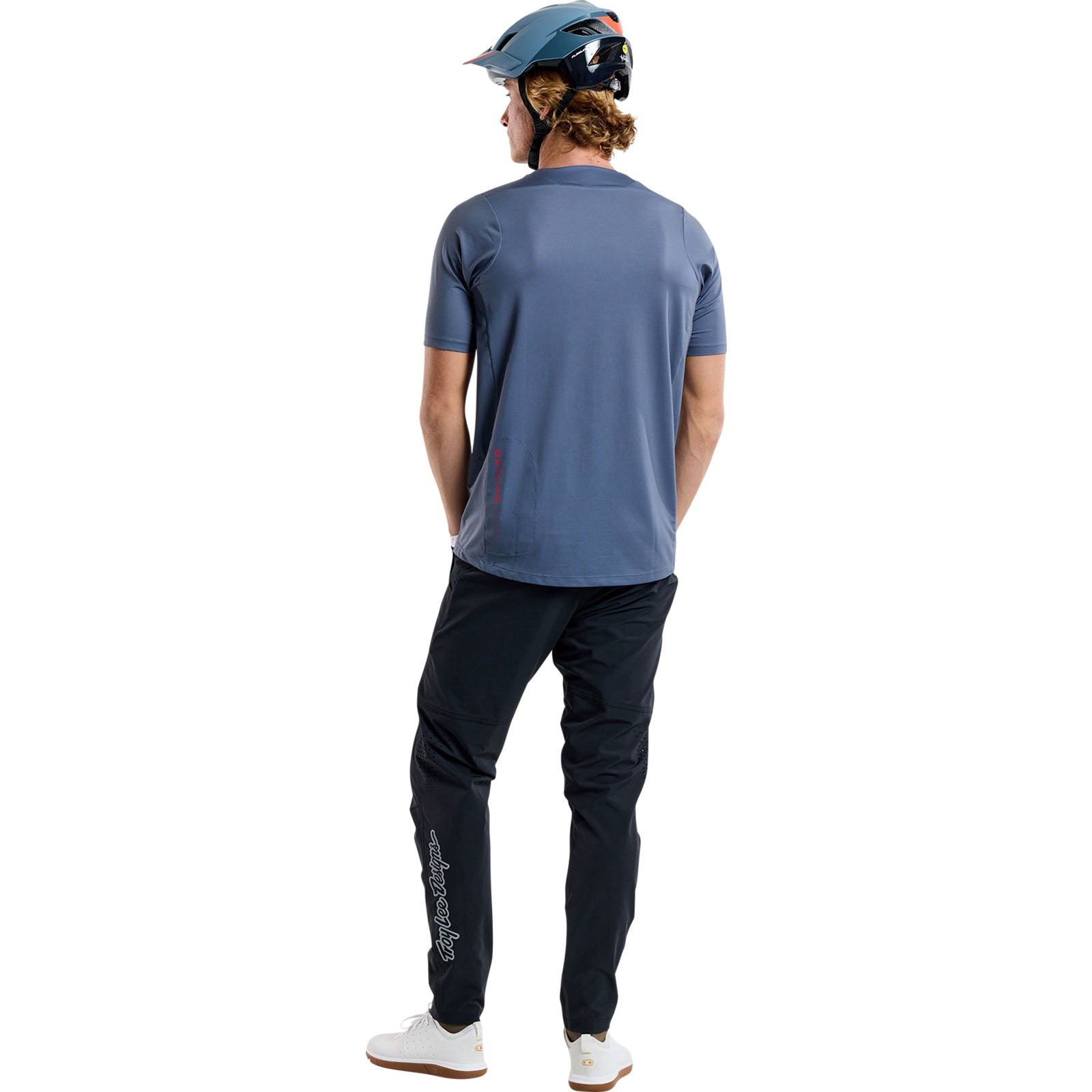 Skyline Short Sleeve Jersey Mono Steel Blue - Image 10