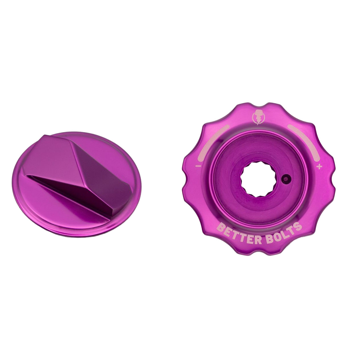 Better Bolts Fork Caps Fox Grip2/GripX2/GripX 36/38/40 Purple