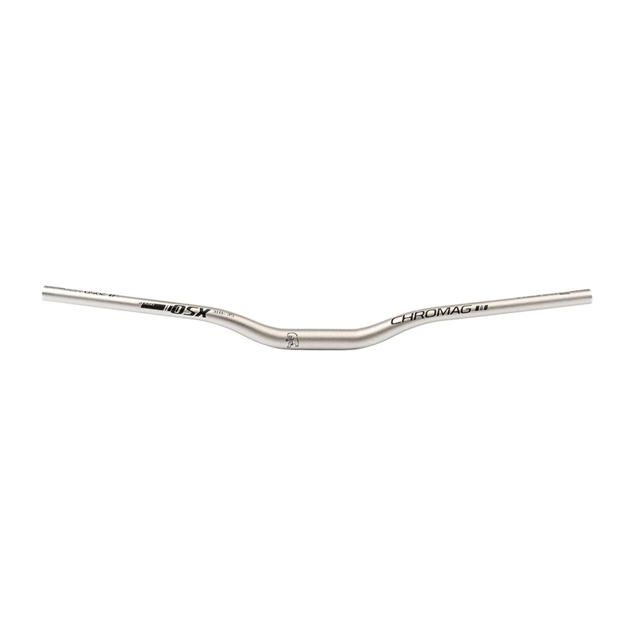Chromag OSX 31.8 35mm silver MTB Handlebar Diameter: 31.8mm Rise: 35mm Silver