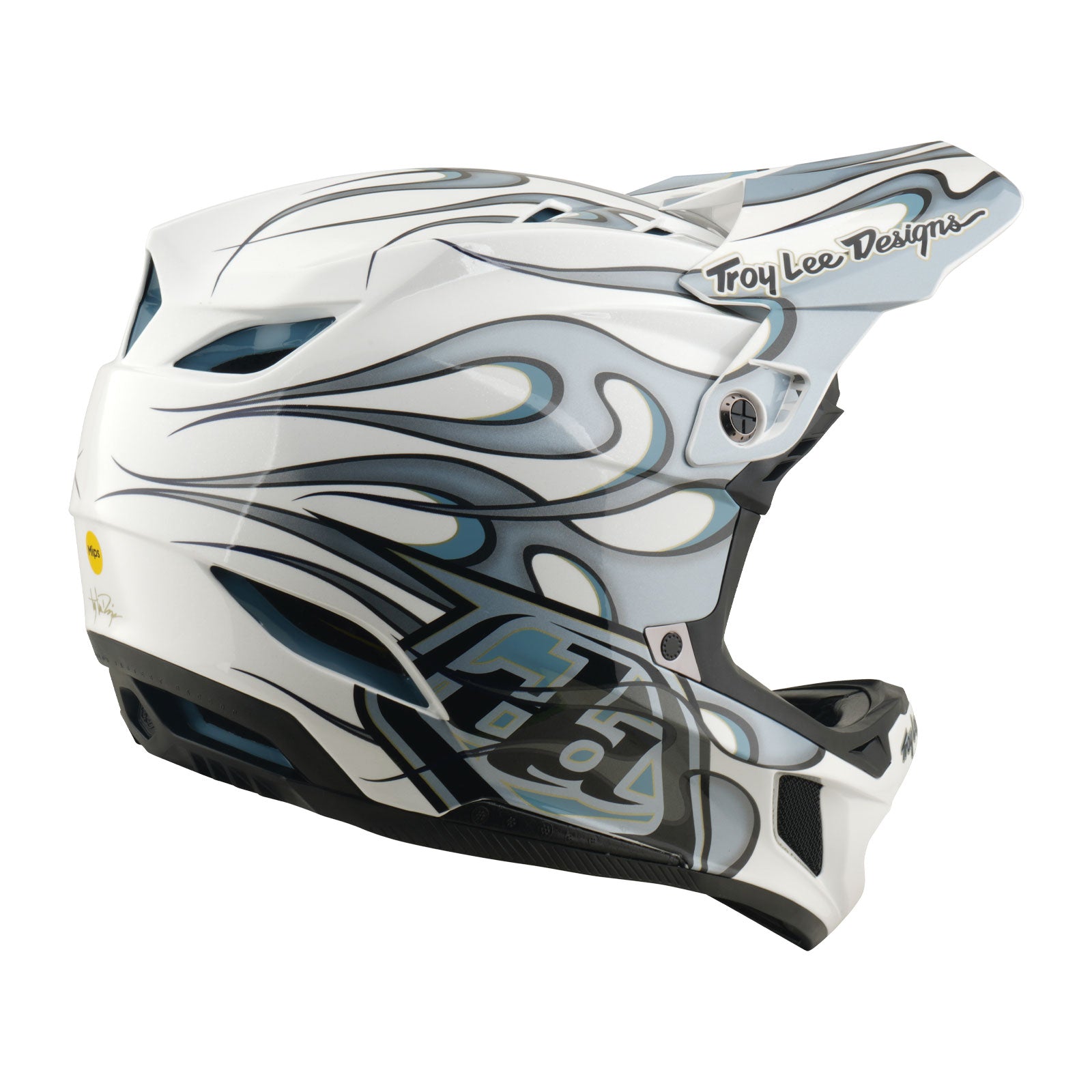 D4 Composite Helmet Torched White / Silver - Image 2