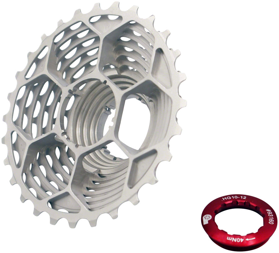 Prestacycle UniBlock PRO Gravel Cassette - 11-Speed For HG 11 Freehub 11-40 Silver - Image 7