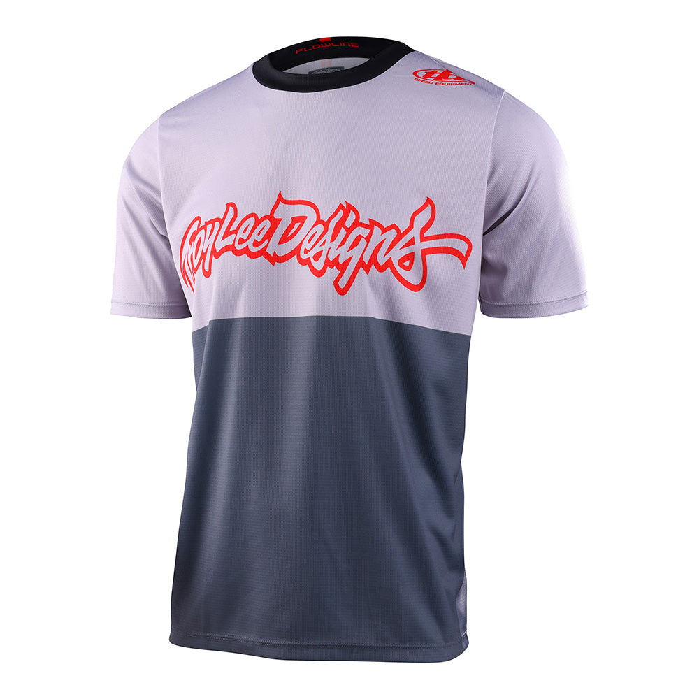 Flowline SS Jersey Scripter Charcoal