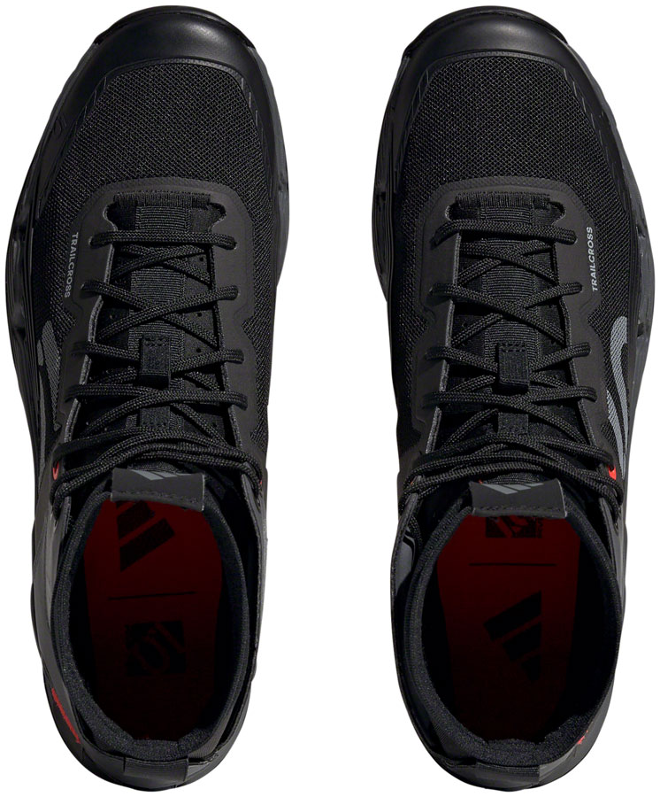 Five Ten Trailcross Mid Pro Flat Shoes - Men's, Core Black/Gray Two/Solar Red - Image 3