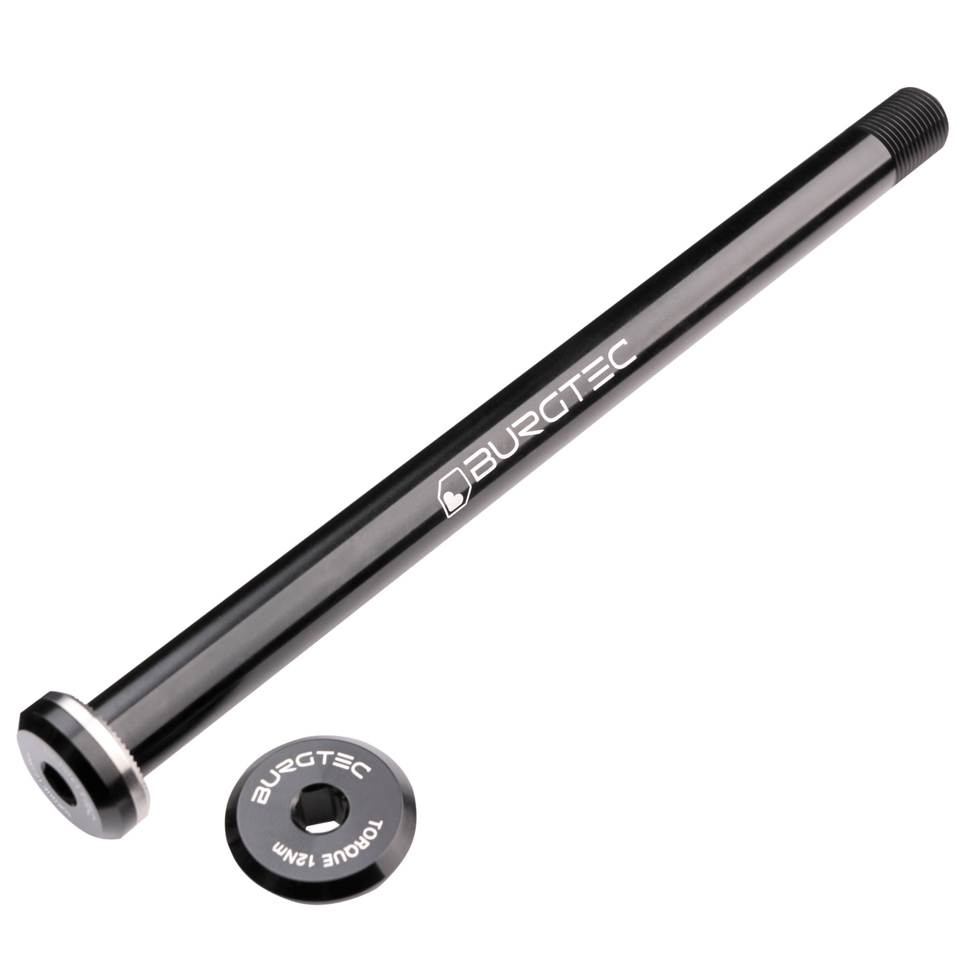 Burgtec Santa Cruz Rear Axle 12x168.5mm Burgtec Black