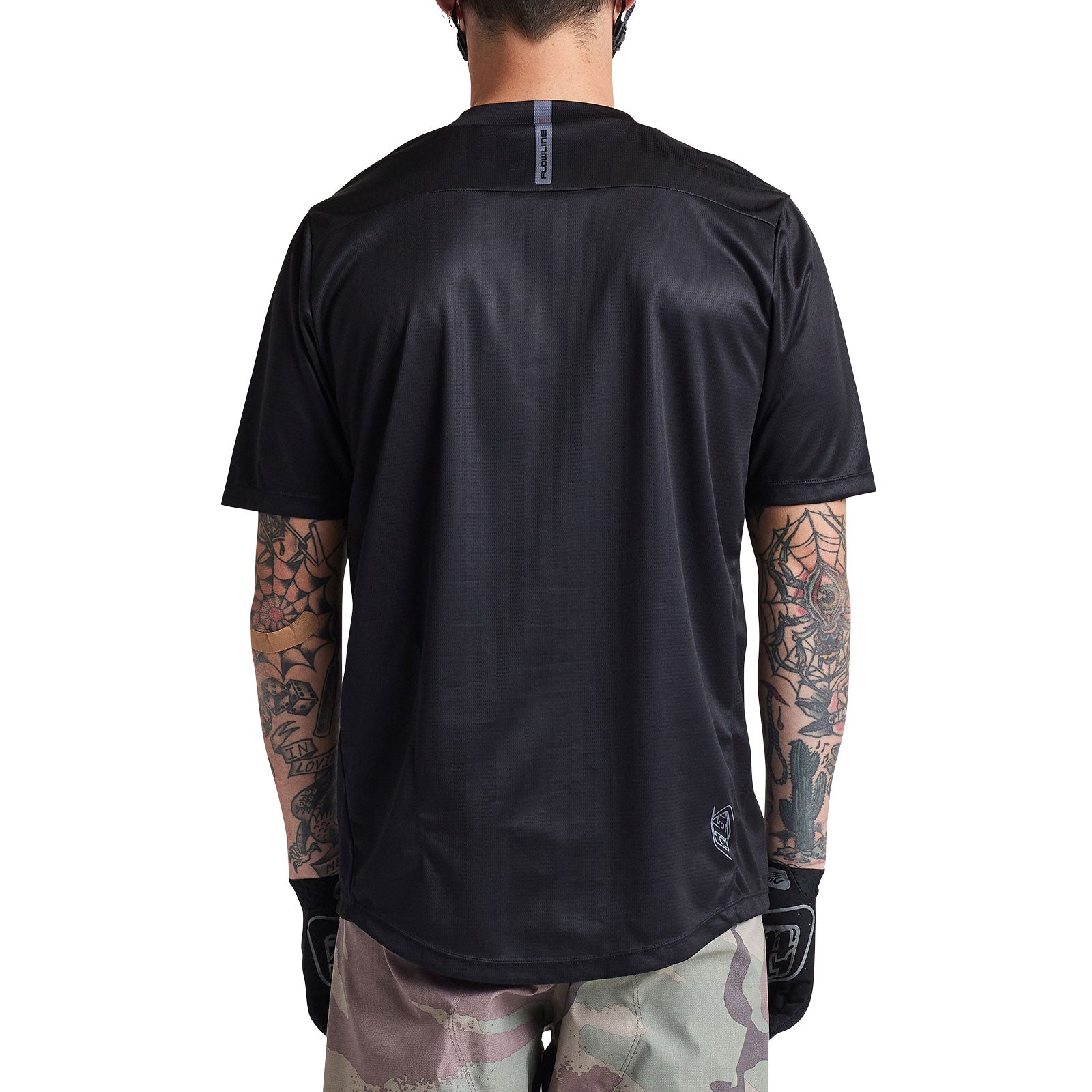 Flowline SS Jersey Solid Black - Image 6